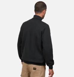 NITTO KNITWEAR Pull Youri Col Roule Charcoal< Pulls & Cardigans