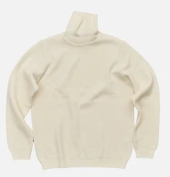NITTO KNITWEAR Pull Youri Col Roule Ecru< Pulls & Cardigans