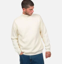 NITTO KNITWEAR Pull Youri Col Roule Ecru< Pulls & Cardigans