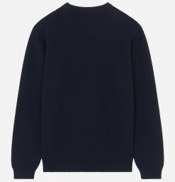 NITTO KNITWEAR Pull Youri Coton Navy< Pulls & Cardigans