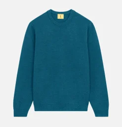 NITTO KNITWEAR Pull Youri Laine Blue< Pulls & Cardigans