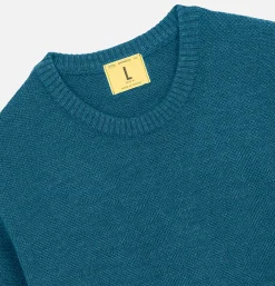 NITTO KNITWEAR Pull Youri Laine Blue< Pulls & Cardigans