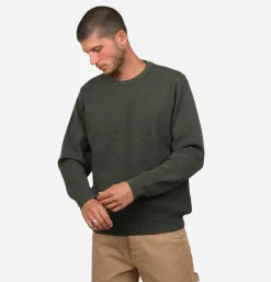 NITTO KNITWEAR Pull Youri Laine Khaki< Pulls & Cardigans