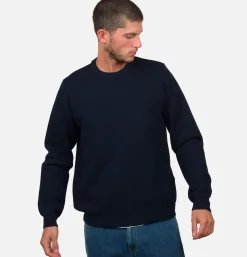 NITTO KNITWEAR Pull Youri Laine Navy< Pulls & Cardigans