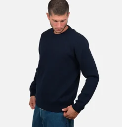 NITTO KNITWEAR Pull Youri Laine Navy< Pulls & Cardigans