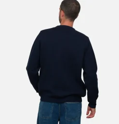 NITTO KNITWEAR Pull Youri Laine Navy< Pulls & Cardigans