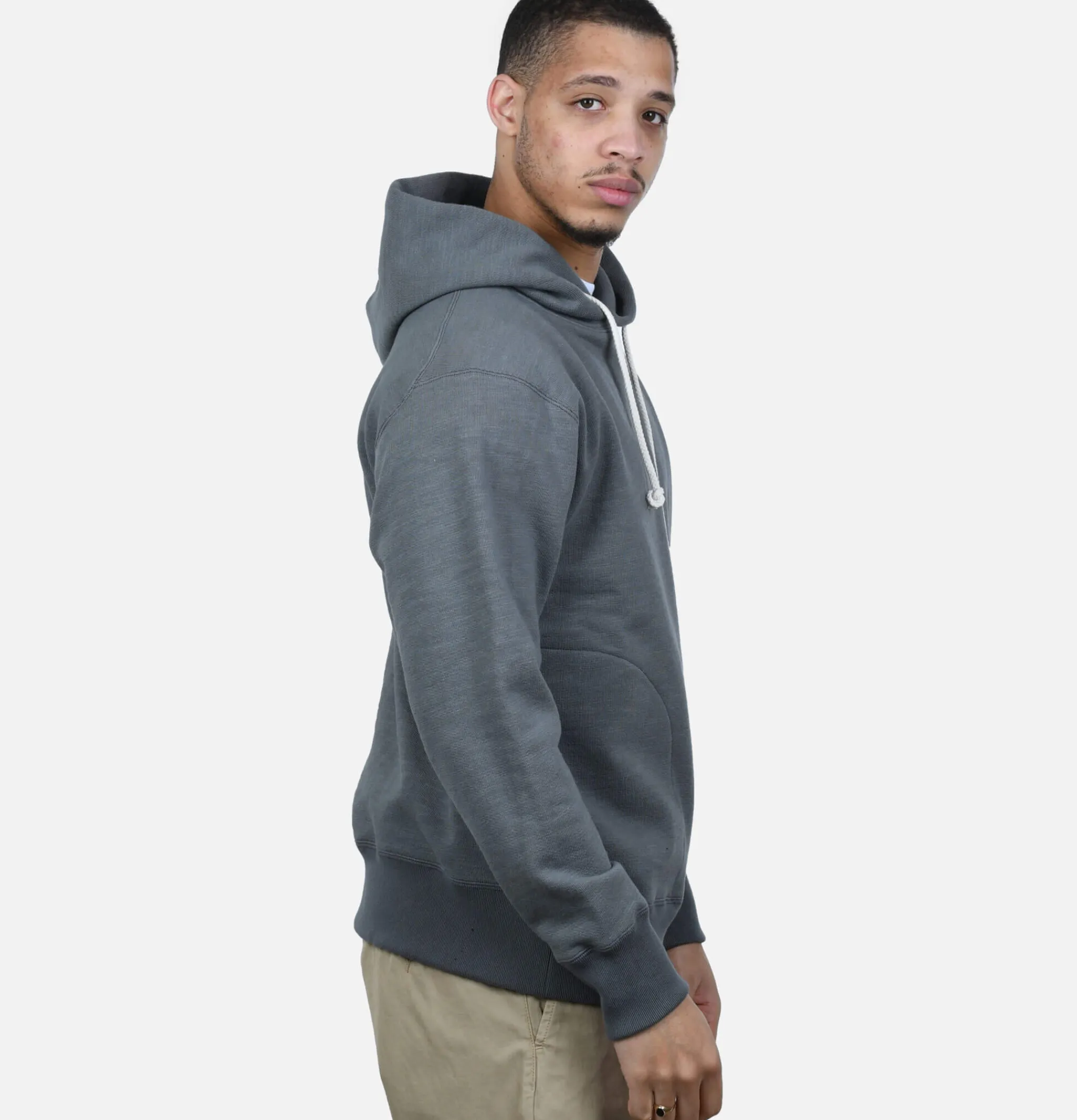 JACKMAN Pullover Hooded Sweatshirt Stone Grey< Sweats & Polaires