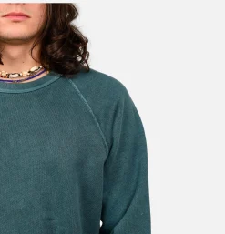 GOOD ON Raglan Crew Sweat Slate< Sweats & Polaires
