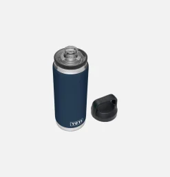 YETI Rambler Bottle Chug 18oz Navy< Outdoor
