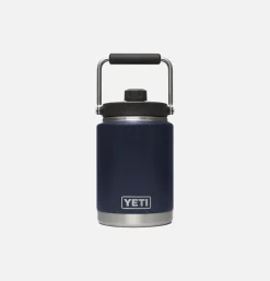 YETI Rambler Jug Half Gallon Navy< Outdoor