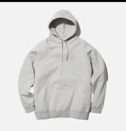 SNOW PEAK Recycled Cotton Pullover Hoodie Grey< Sweats & Polaires