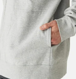 SNOW PEAK Recycled Cotton Zipup Hoodie Grey< Sweats & Polaires