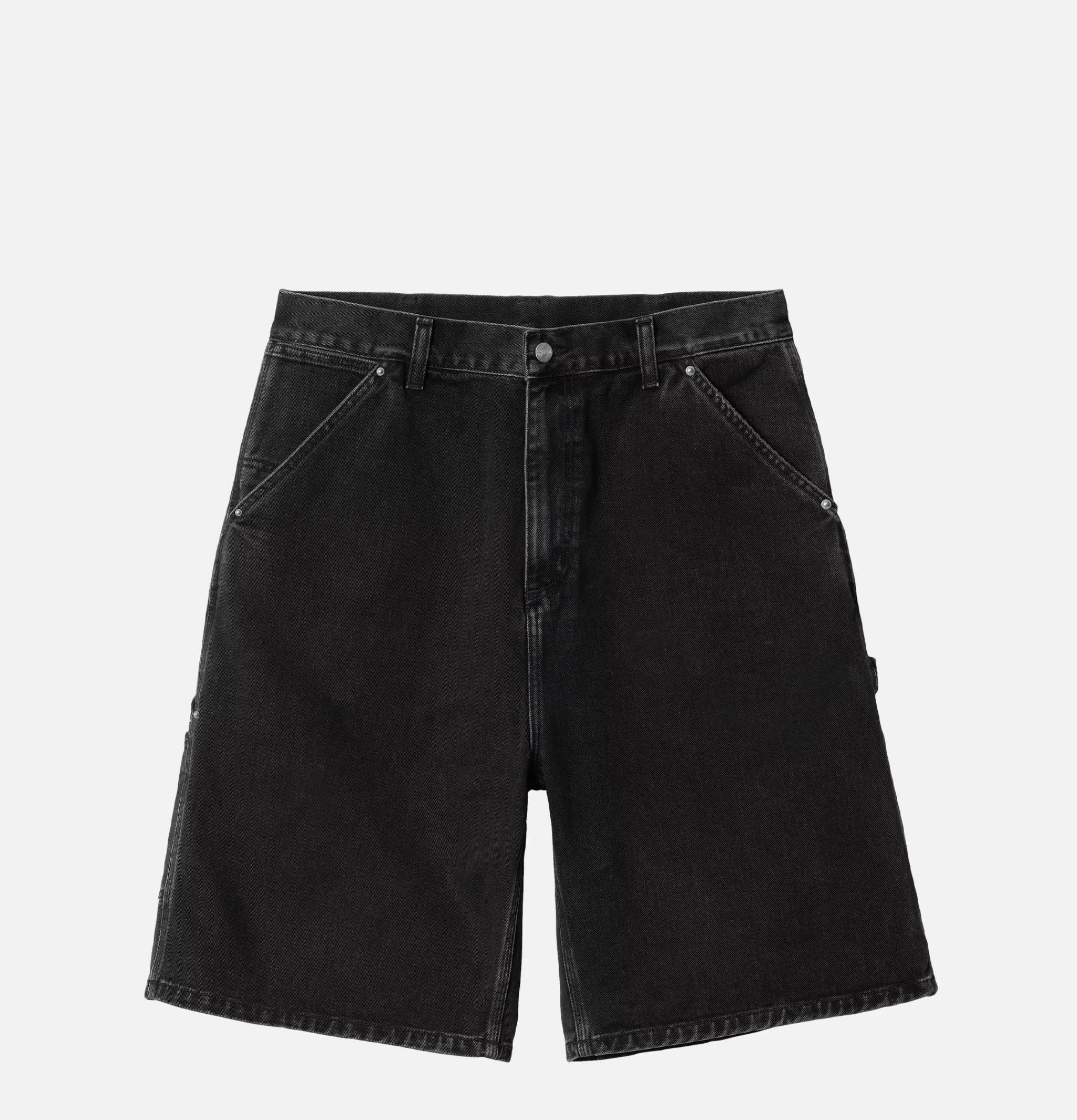 CARHARTT WIP Rivet Short Black Stone Washed< Shorts