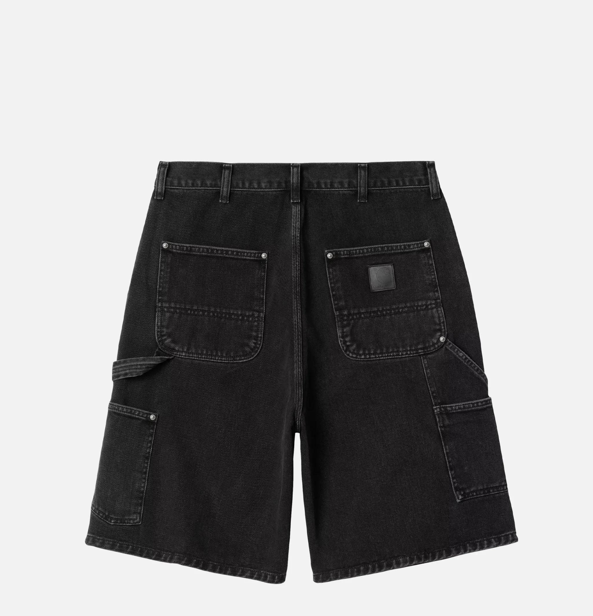 CARHARTT WIP Rivet Short Black Stone Washed< Shorts