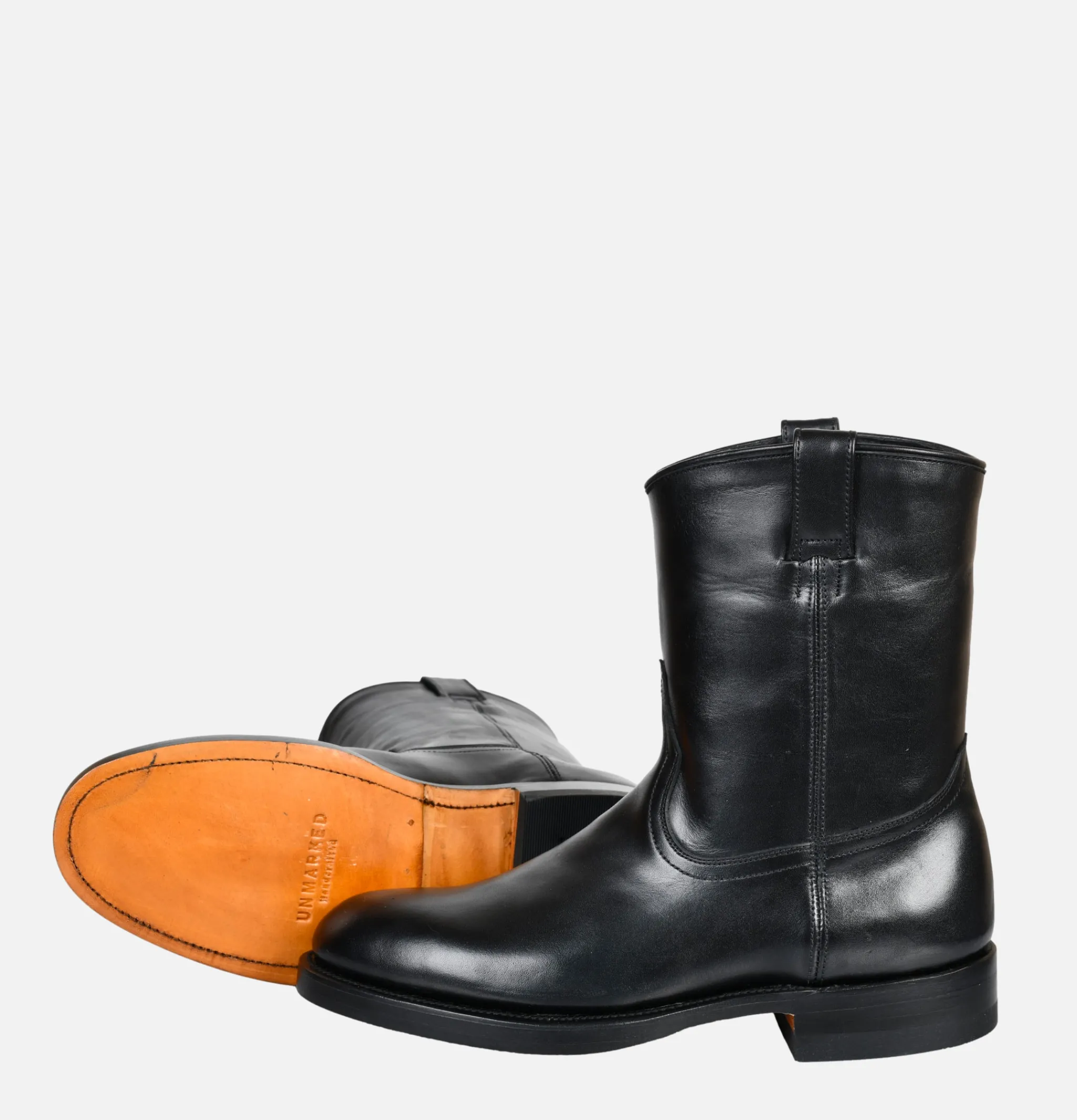 UNMARKED Roper Boots Pull Up Black<Homme Bottes
