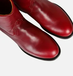 UNMARKED Roper Boots Pull Up Cherry<Homme Bottes