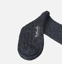 PANTHERELLA Rye Cotton Black Sea Mix<Homme Chaussettes