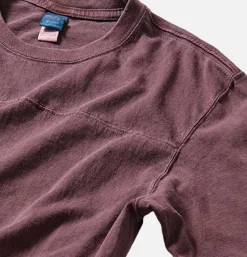 GOOD ON 80s Football Tee Bordeaux< T-shirts