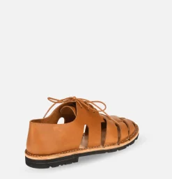 STEVE MONO Sandales Artisanal Shoe Tobacco<Homme Sandales