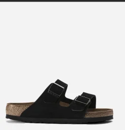 BIRKENSTOCK WOMEN Sandales Femme Arizona Black Suede<Femme Sandales|Chaussures