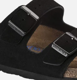 BIRKENSTOCK WOMEN Sandales Femme Arizona Black Suede<Femme Sandales|Chaussures