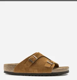 BIRKENSTOCK WOMEN Sandales Femme Zurich Mink Suede<Femme Sandales|Chaussures