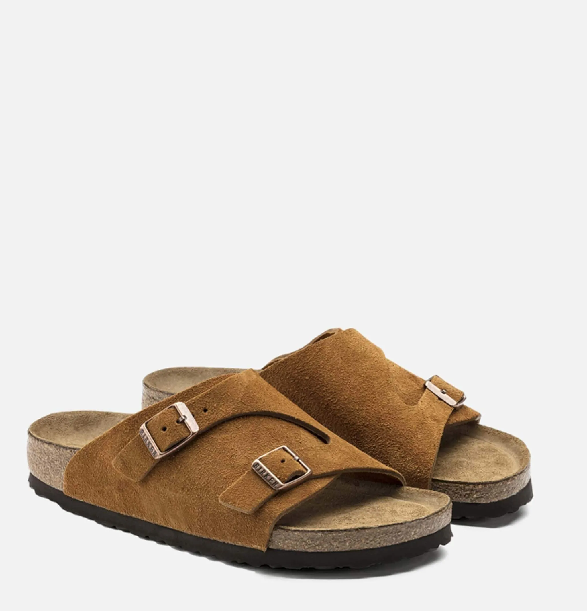 BIRKENSTOCK WOMEN Sandales Femme Zurich Mink Suede<Femme Sandales|Chaussures