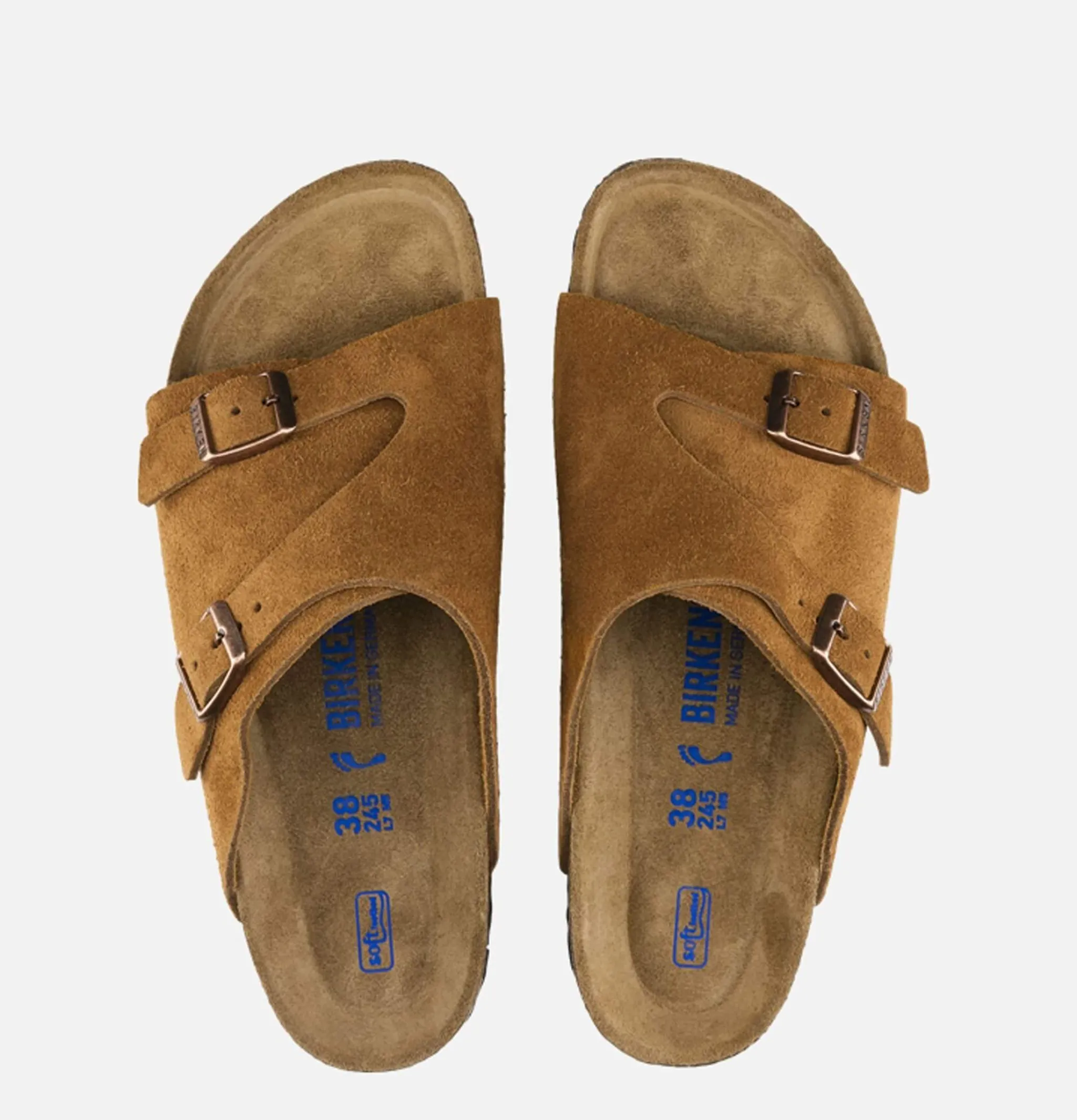 BIRKENSTOCK WOMEN Sandales Femme Zurich Mink Suede<Femme Sandales|Chaussures