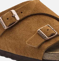 BIRKENSTOCK WOMEN Sandales Femme Zurich Mink Suede<Femme Sandales|Chaussures