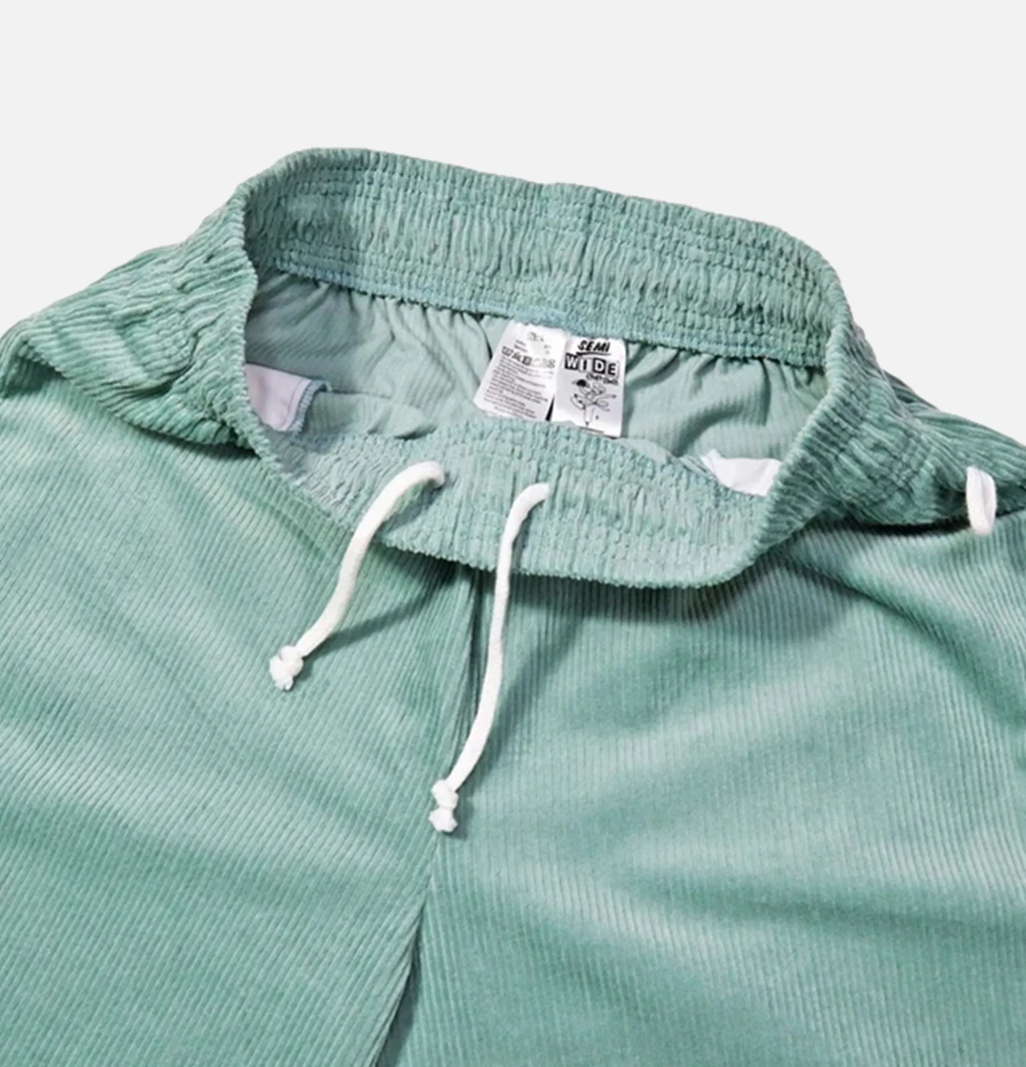 COOKMAN Semiwide Corduroy Fat Blue< Work Pants