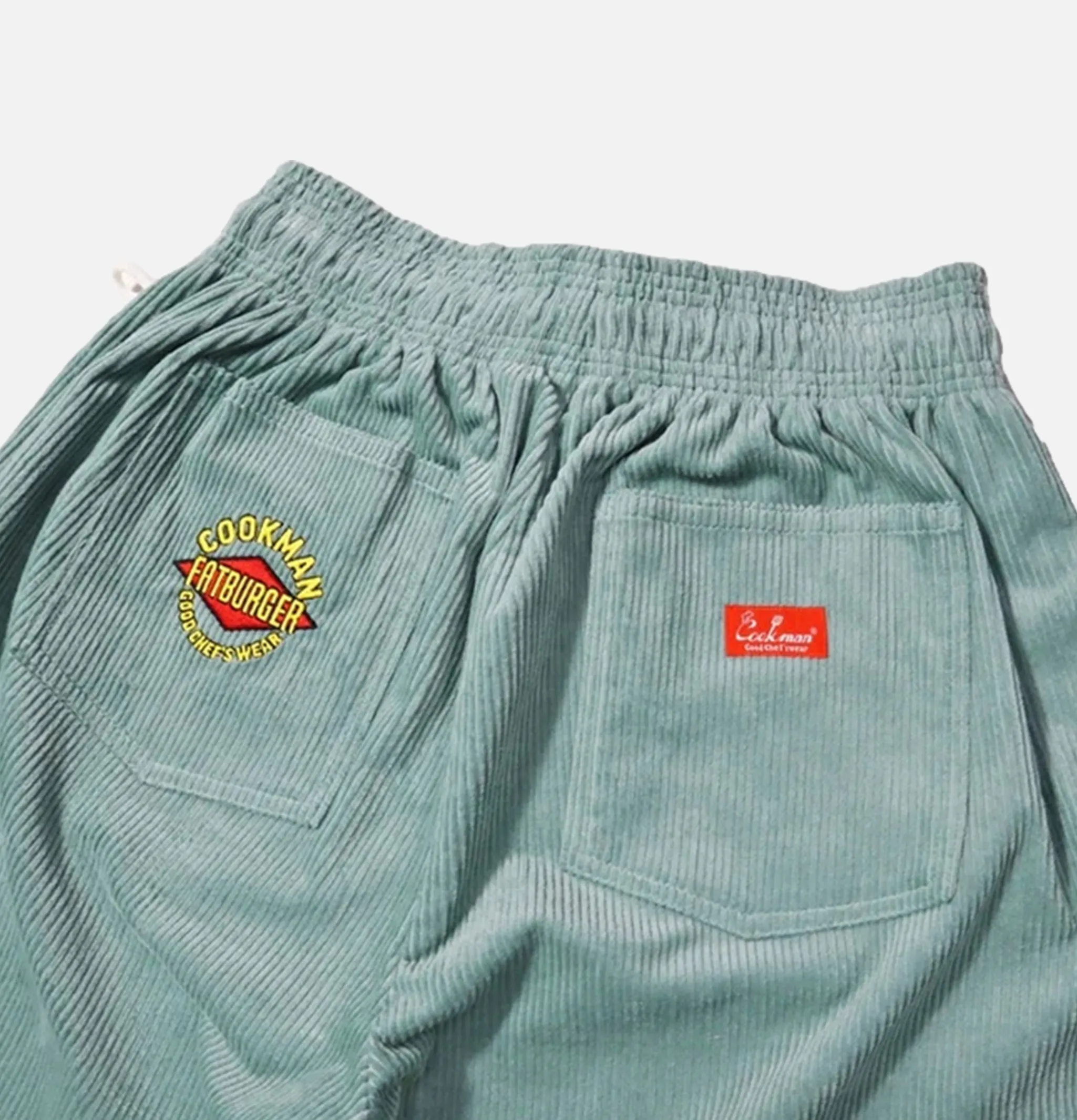 COOKMAN Semiwide Corduroy Fat Blue< Work Pants