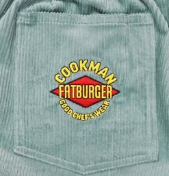 COOKMAN Semiwide Corduroy Fat Blue< Work Pants