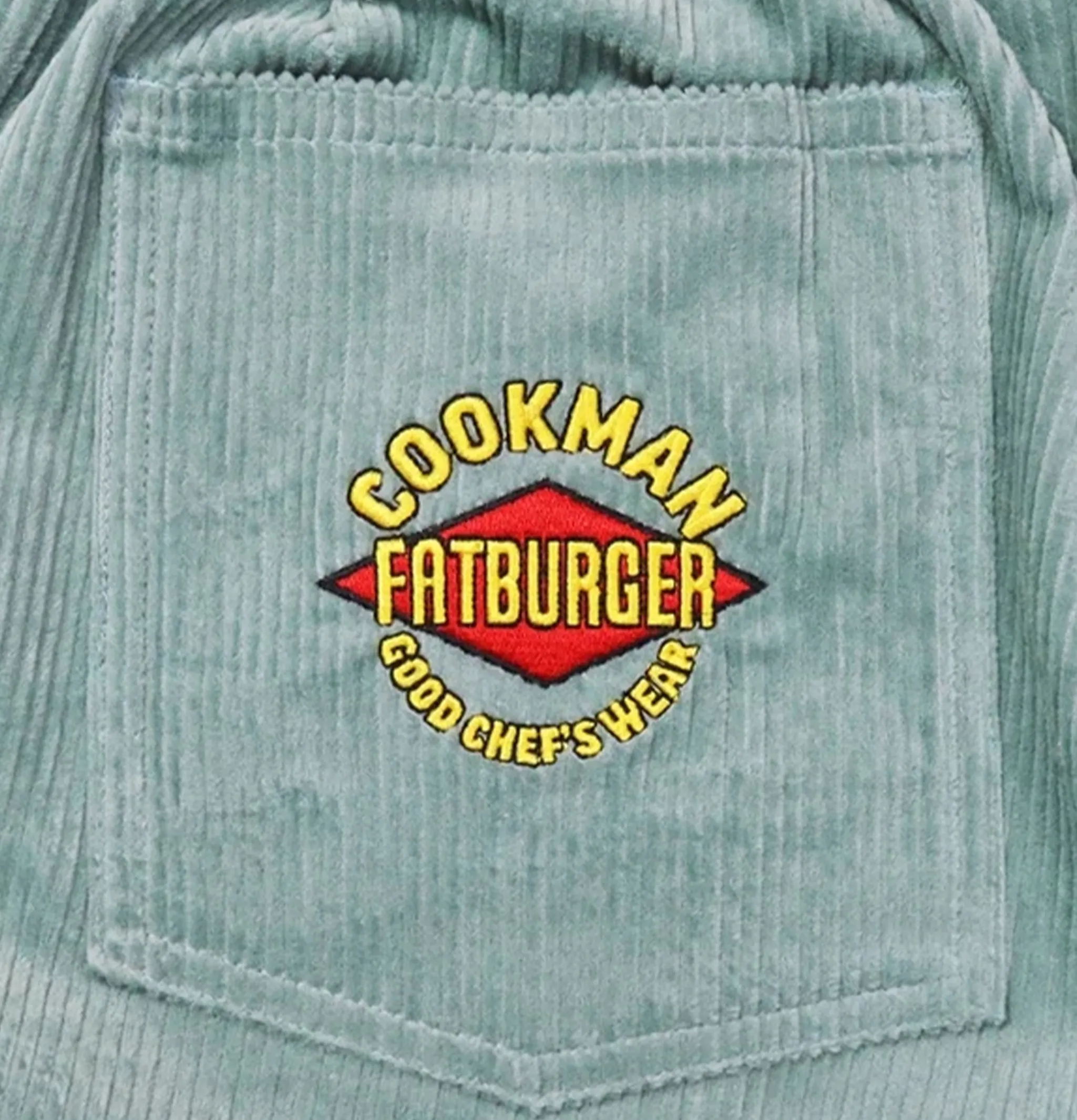 COOKMAN Semiwide Corduroy Fat Blue< Work Pants