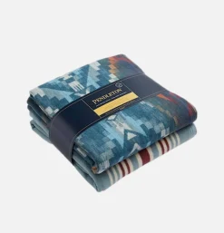 PENDLETON Set/2 Carico Lake Stripe Marin< Accessoires