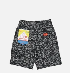 COOKMAN Short Front Pocket Paisley Noir< Shorts