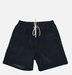 PORTUGUESE FLANNEL Short Terry Navy< Shorts