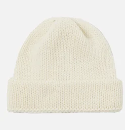 UNIVERSAL WORKS Short Watch Cap Ecru< Gants • Bonnets • Echarpes