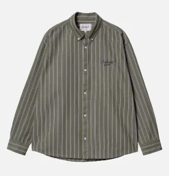 CARHARTT WIP Signature Shirt Office Green< Chemises