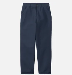 CARHARTT WIP Single Knee Blue Rinse< Work Pants