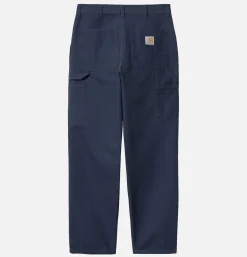 CARHARTT WIP Single Knee Blue Rinse< Work Pants