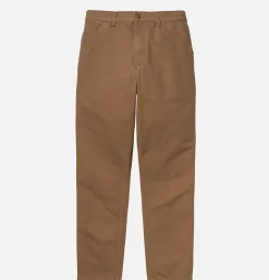 CARHARTT WIP Single Knee Hamilton Brown< Work Pants