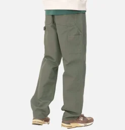 CARHARTT WIP Single Knee Pant Smoke Green< Work Pants