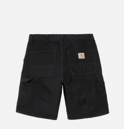 CARHARTT WIP Single Knee Short Black< Shorts