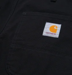 CARHARTT WIP Single Knee Short Black< Shorts