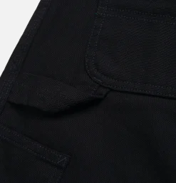 CARHARTT WIP Single Knee Short Black< Shorts