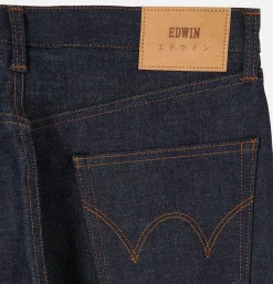 EDWIN Slim Tapered Kurabo Blue Unwash< Jeans