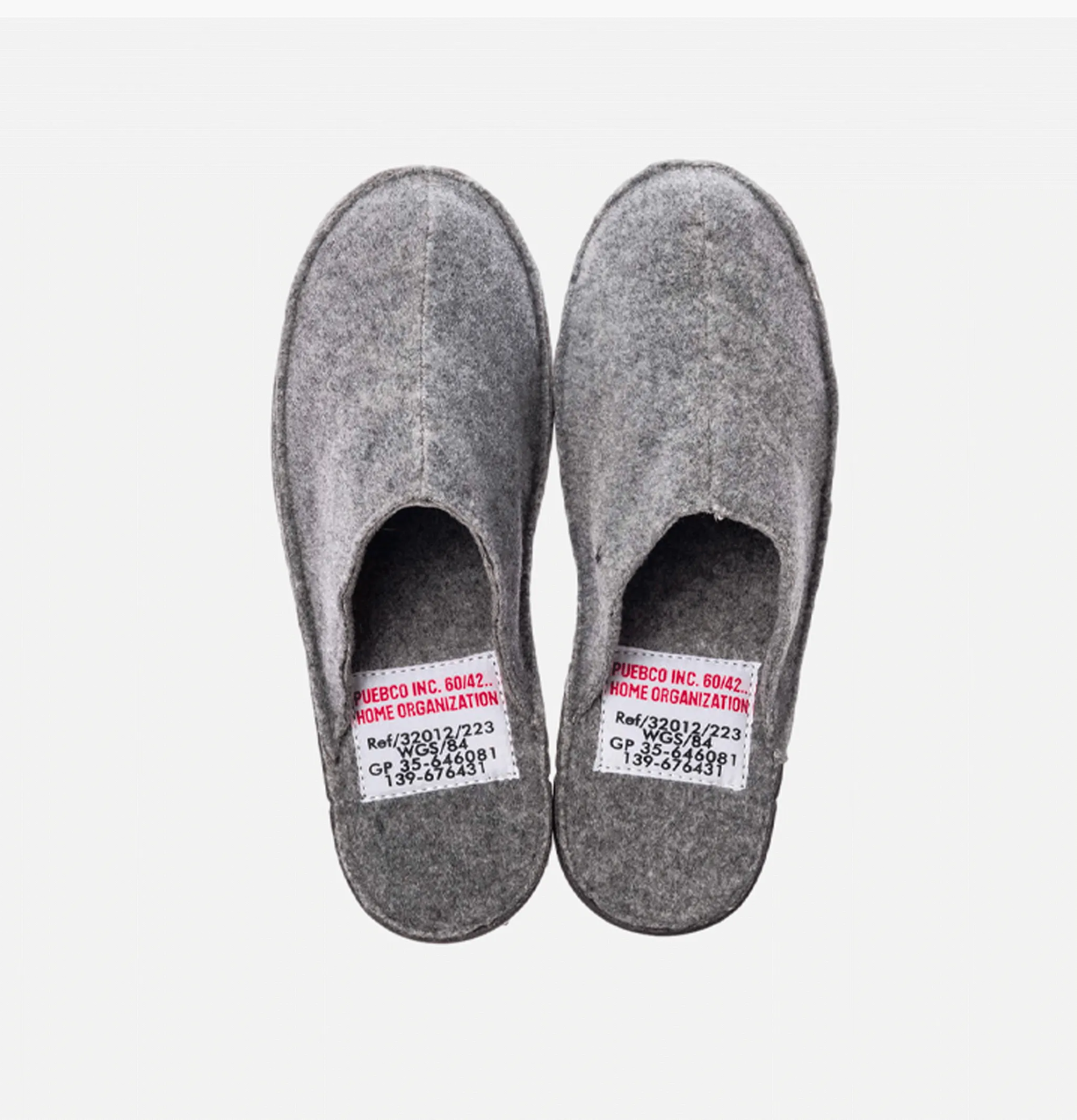 PUEBCO Slipper Light Grey< Maison