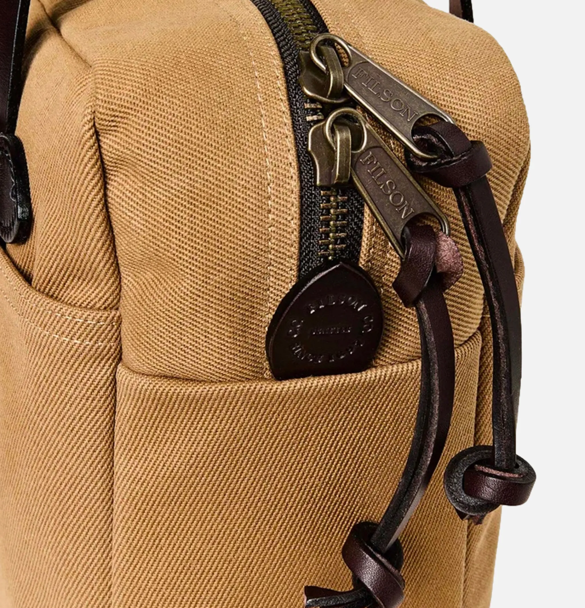 FILSON Small Zipper Tote Tan< Tote-bags