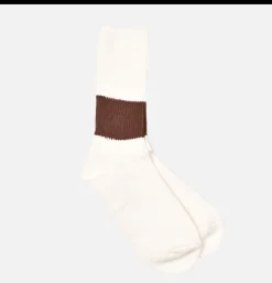 ROSTERSOX Socks Line Rib Brown<Homme Chaussettes