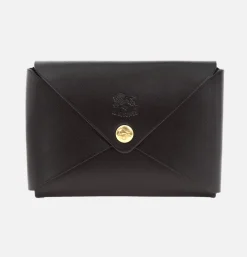 IL BISONTE Sovanna Card Case Black< Petite Maroquinerie
